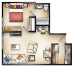 Floorplan graphic